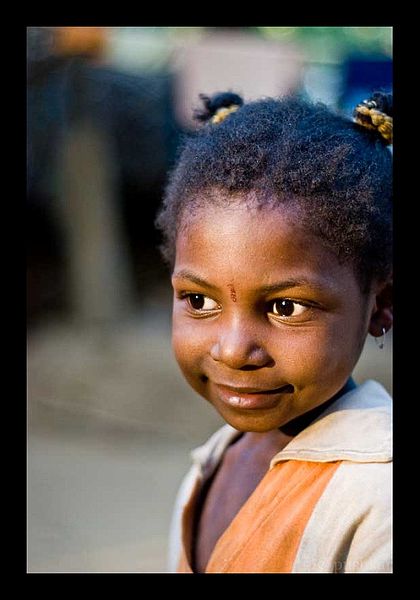Siddi girl from Yellapur District, Karnataka, India Siddi girl from Yellapur District, Karnataka, India