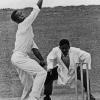 Garry Sobers had analysis of 28.5-9-75-4 in the England first innings on his Test debut © Getty Images